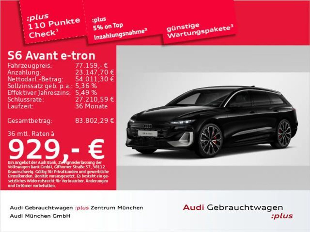 Audi S6 e-tron Matrix/B&O/ACC/Privacy/AHK