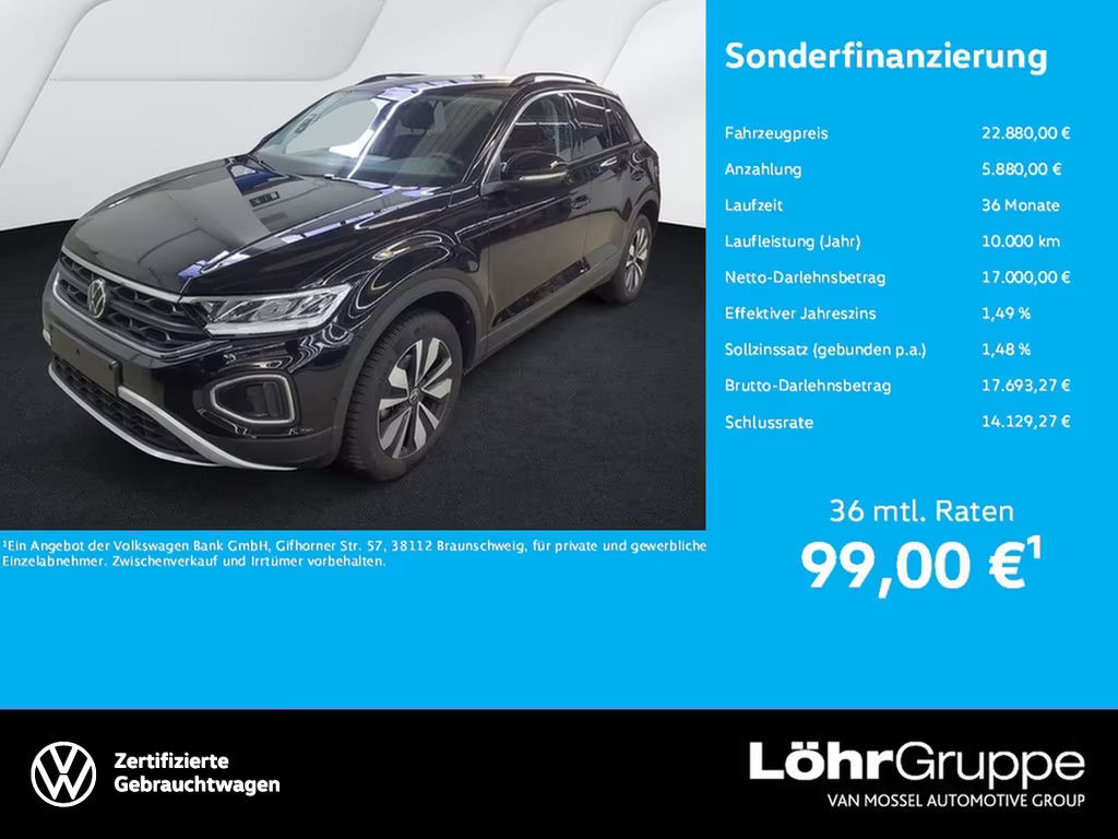 Volkswagen T-Roc 1.0 TSI