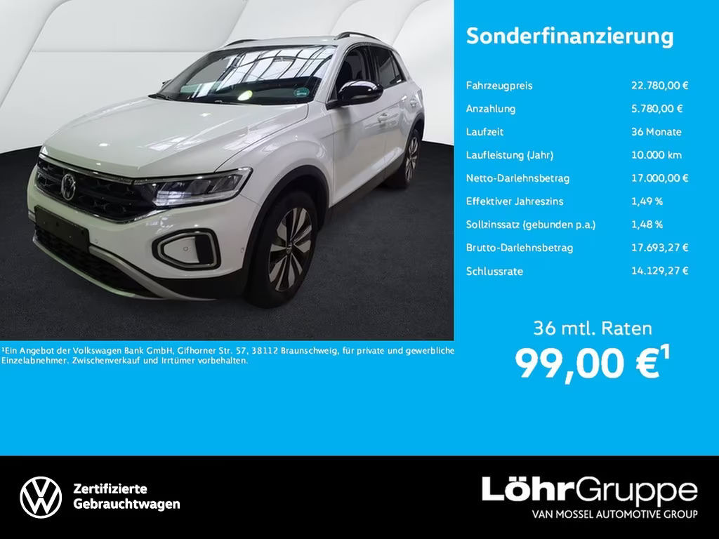 Volkswagen T-Roc 1.0 TSI