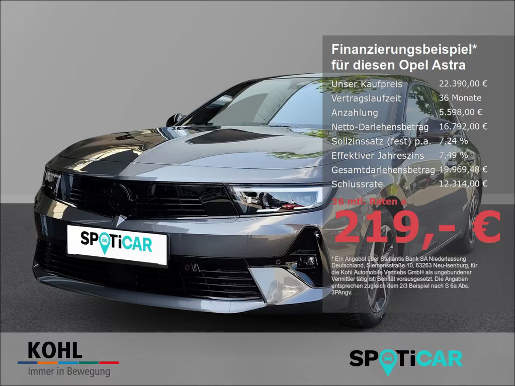 Opel Astra Grand Sport 1.2 Turbo Turbo GS-Line