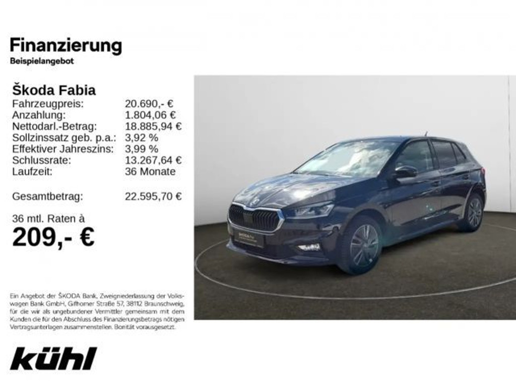 Skoda Fabia 1.0 TSI Tour