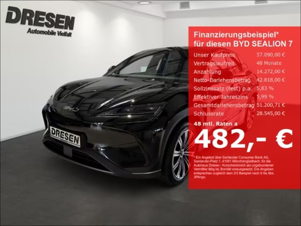 BYD Sealion 7 Design Vierwielaandrijving