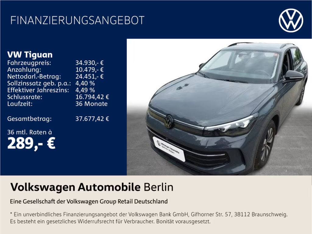 Volkswagen Tiguan DSG 1.5 TSI IQ.Drive