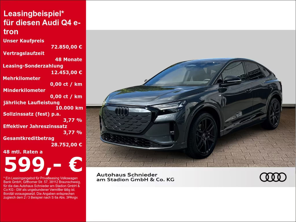 Audi Q4 e-tron Sportback Quattro