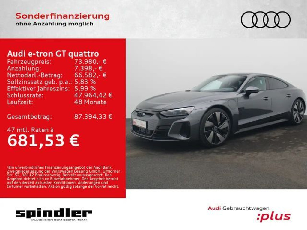 Audi e-tron GT / Pano, Air, Matrix, 360°, B&O