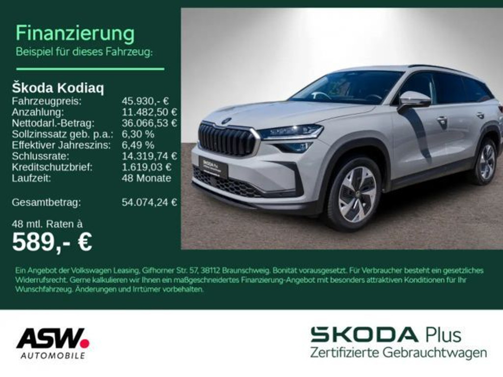 Skoda Kodiaq 4x4 2.0 TDI Selection