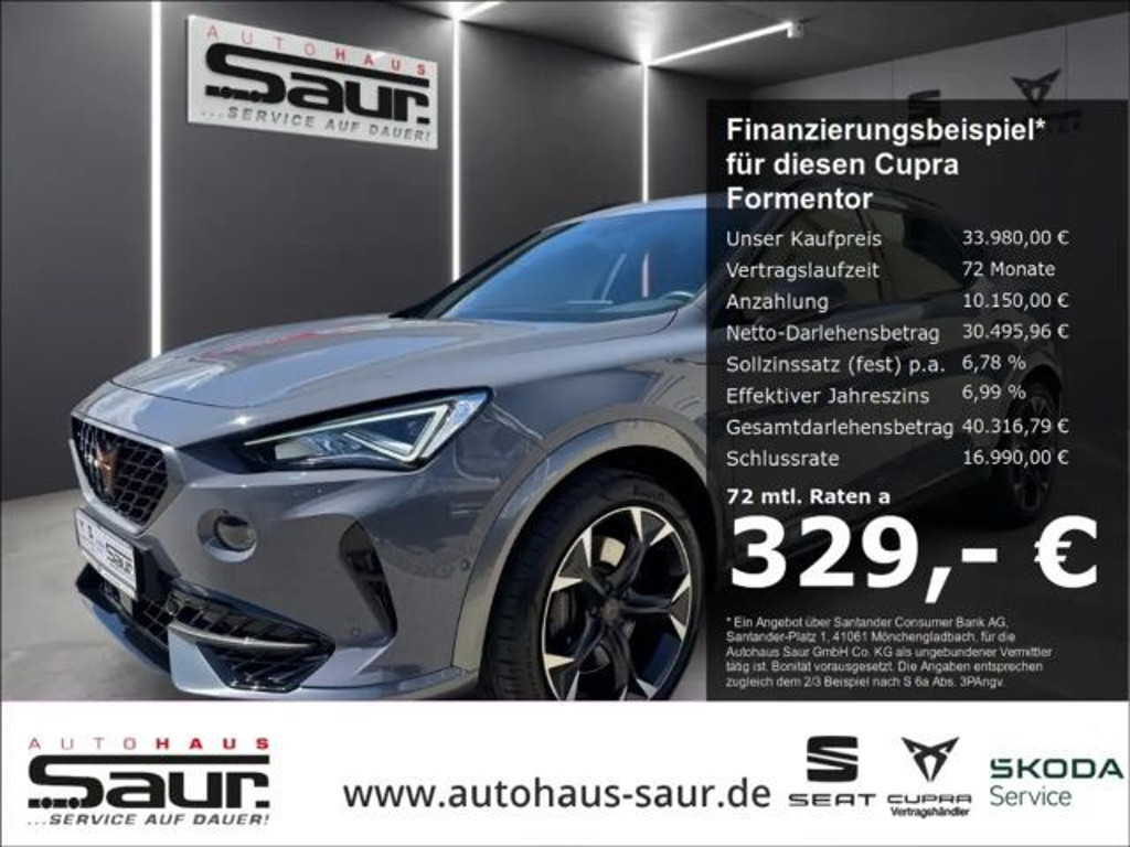 Cupra Formentor 4Drive 2.0 TSI DSG VZ