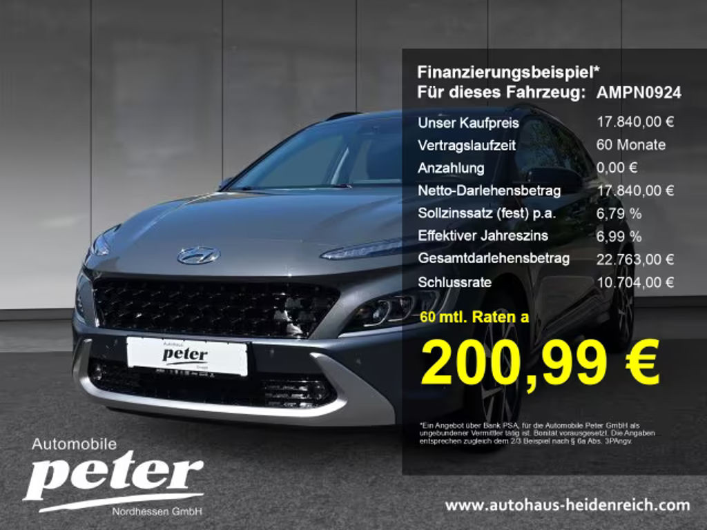 Hyundai Kona T-GDi 2WD 1.6 Prime