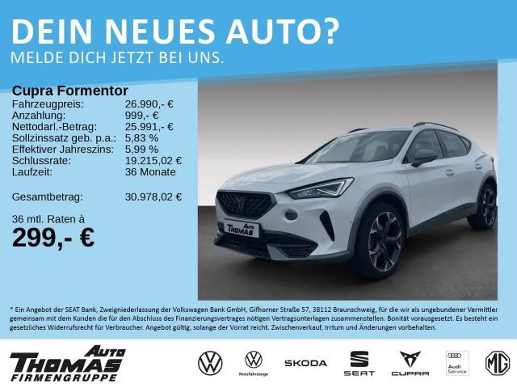 Cupra Formentor 1.5 TSI DSG