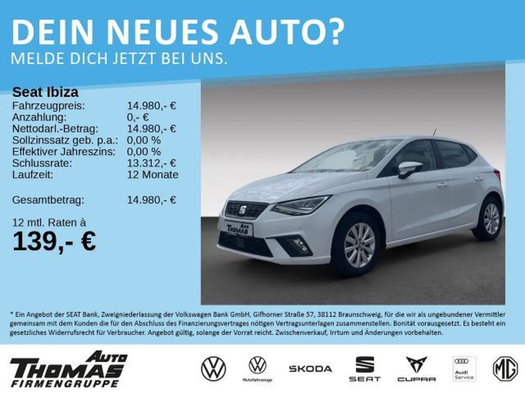 Seat Ibiza Style 1.0 TSI