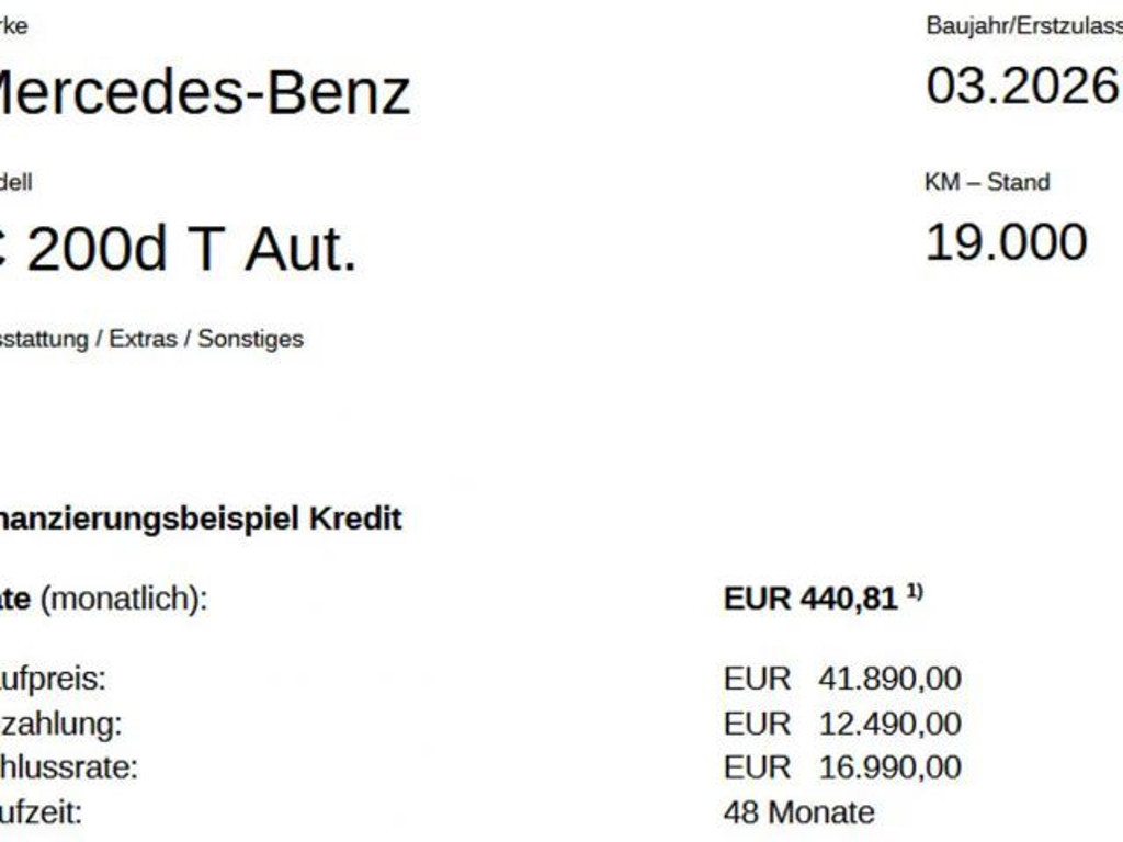 Mercedes-Benz C-Klasse