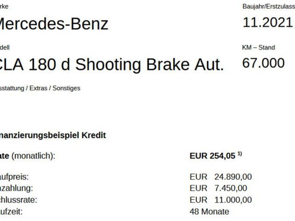 Mercedes-Benz CLA-Klasse
