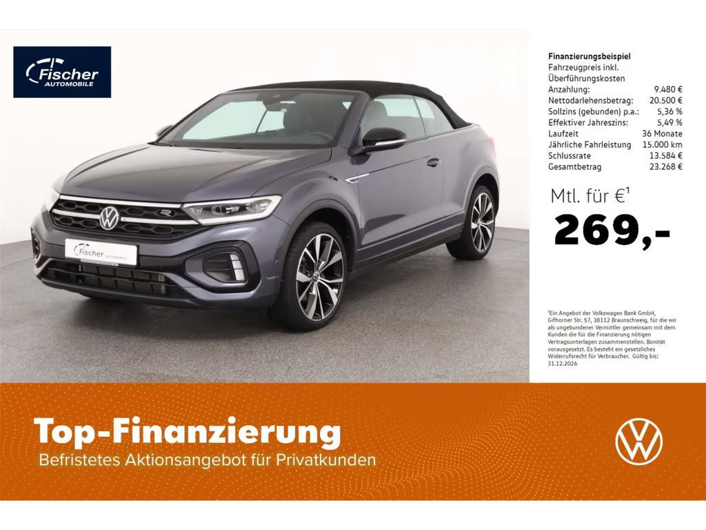 Volkswagen T-Roc DSG Style Cabriolet R-Line 1.5 TSI