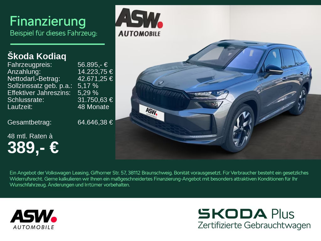 Skoda Kodiaq 4x4 Sportline