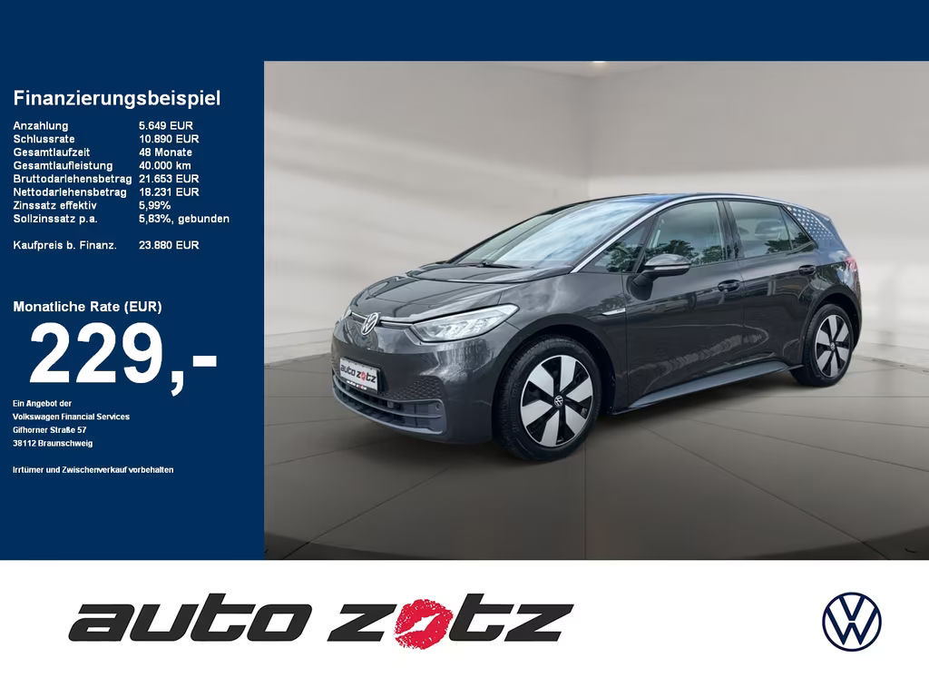 Volkswagen ID.3 Life Performance 58 KWh Pro 150 kW