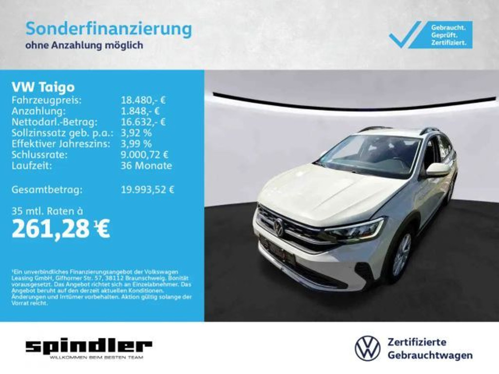 Volkswagen Taigo DSG Life 1.0 TSI