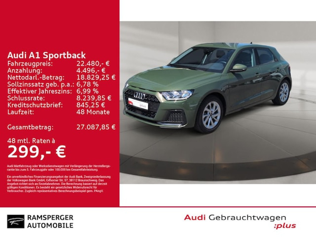 Audi A1 Sportback 30 TFSI