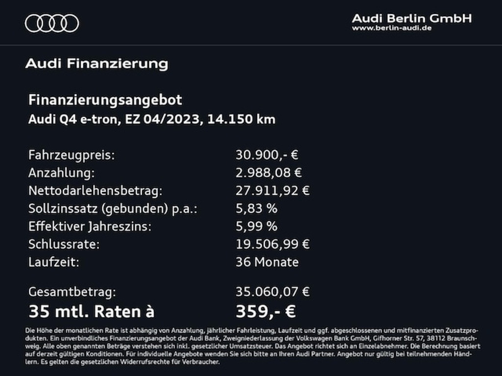 Audi Q4 e-tron