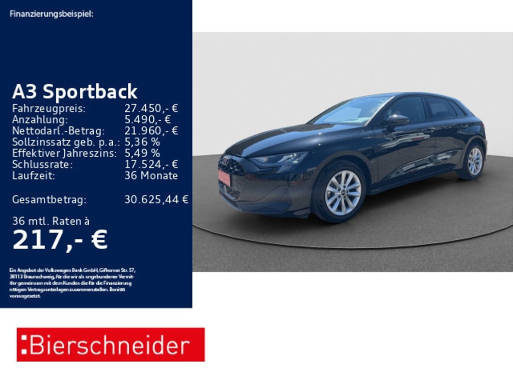 Audi A3 Sportback 30 TFSI
