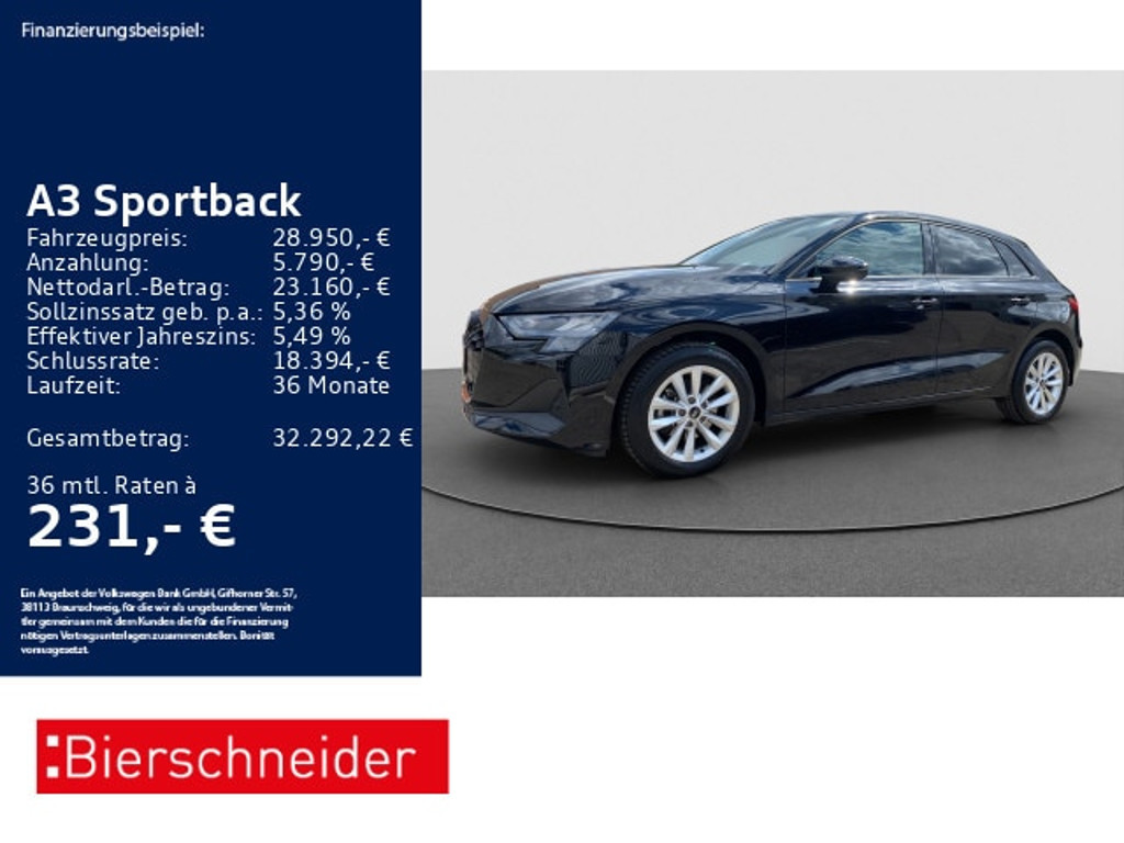 Audi A3 Sportback S-Tronic 30 TFSI