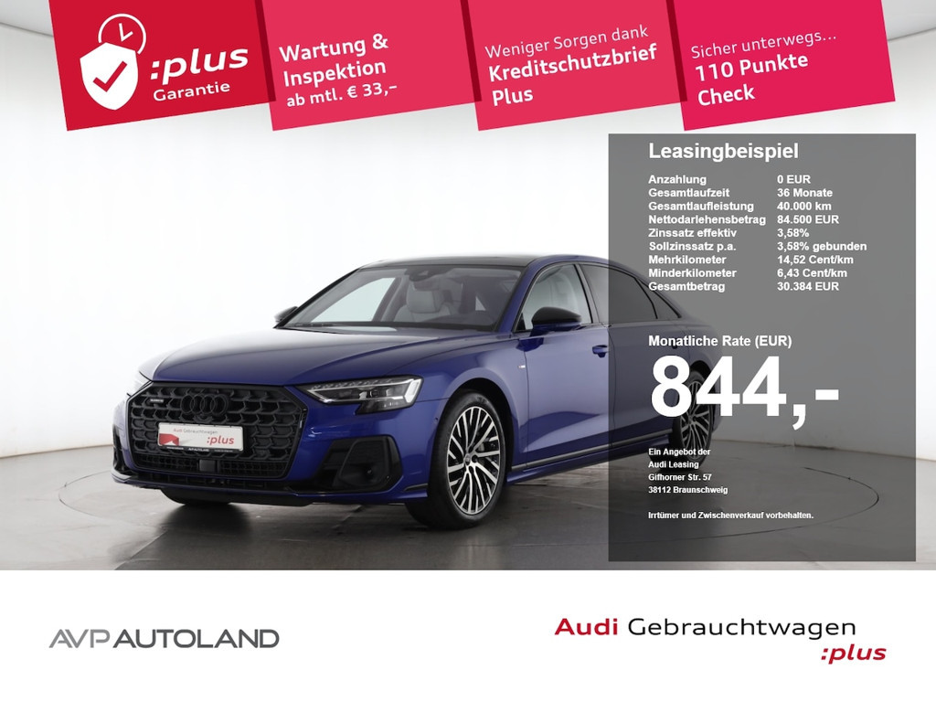 Audi A8 Quattro Hybride Lang 60 TFSI