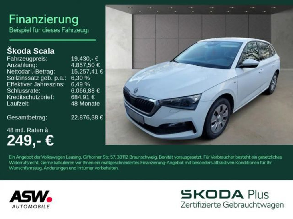 Skoda Scala 1.0 TSI Tour
