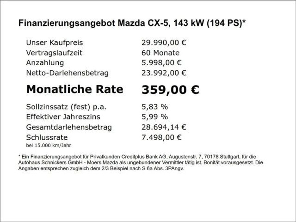 Mazda CX-5 SkyActiv Sportsline 4WD Plus
