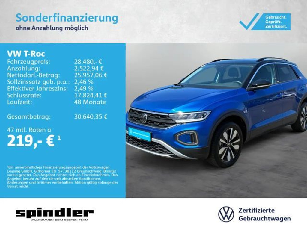 Volkswagen T-Roc DSG 1.5 TSI Move