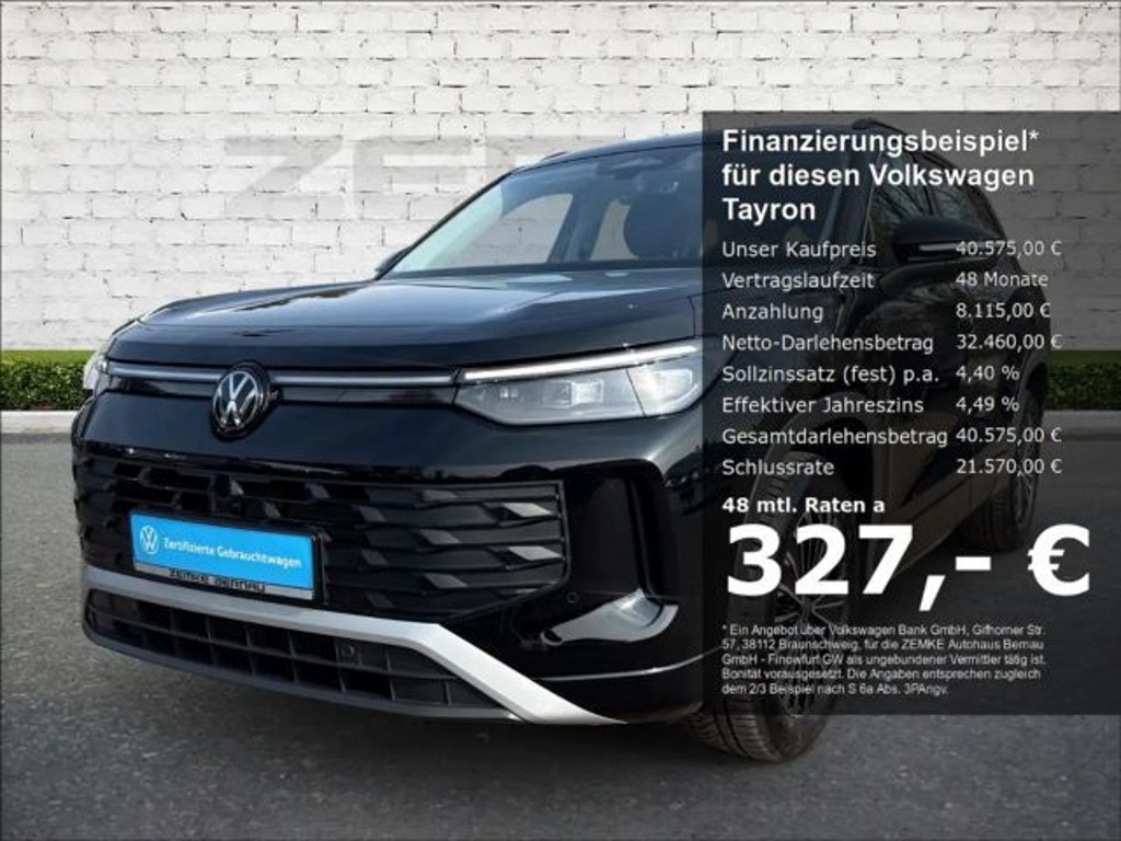 Volkswagen Tayron DSG Life 2.0 TDI