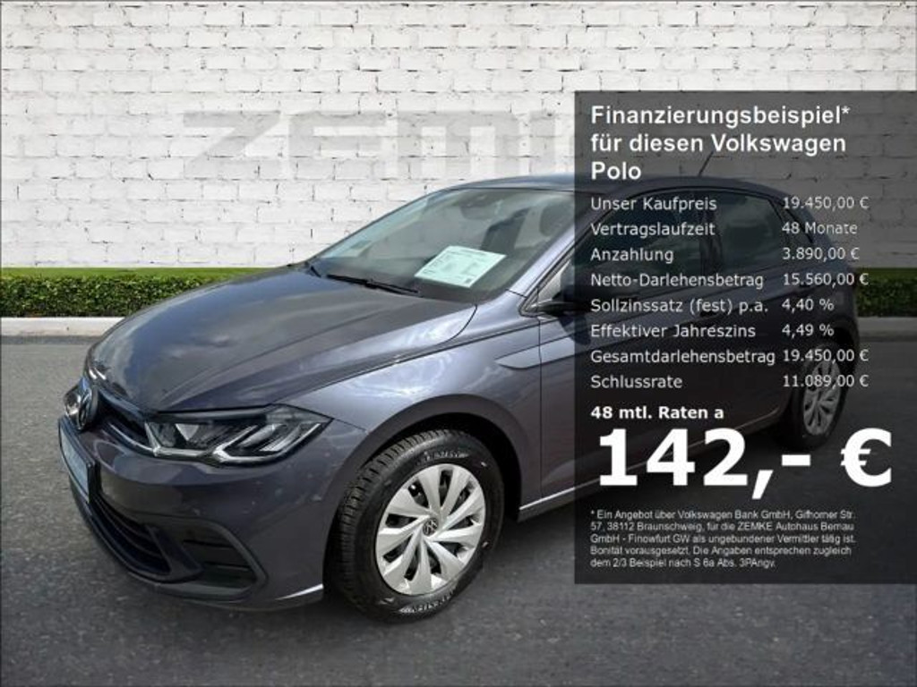 Volkswagen Polo Life 1.0 TSI