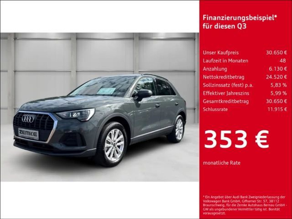 Audi Q3 S-Tronic Hybride 45 TFSI