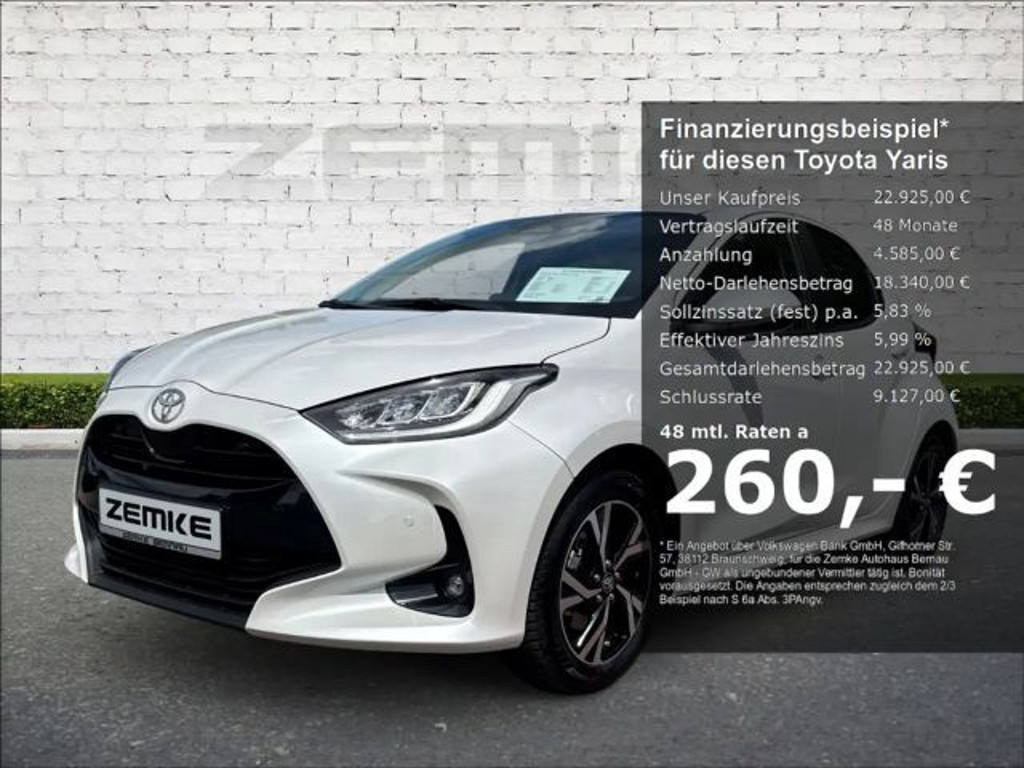 Toyota Yaris 1.5 Dual-VVT-iE (Hybrid) Teamplayer LED ACC Apple