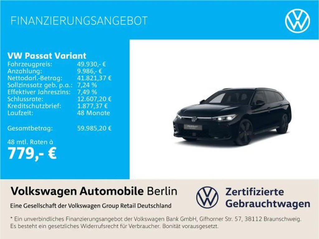 Volkswagen Passat DSG Variant R-Line eHybrid