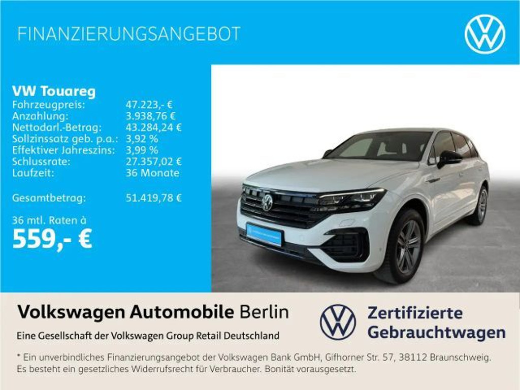 Volkswagen Touareg 4Motion DSG R-Line 3.0 V6 TSI 3.0 V6 TDI