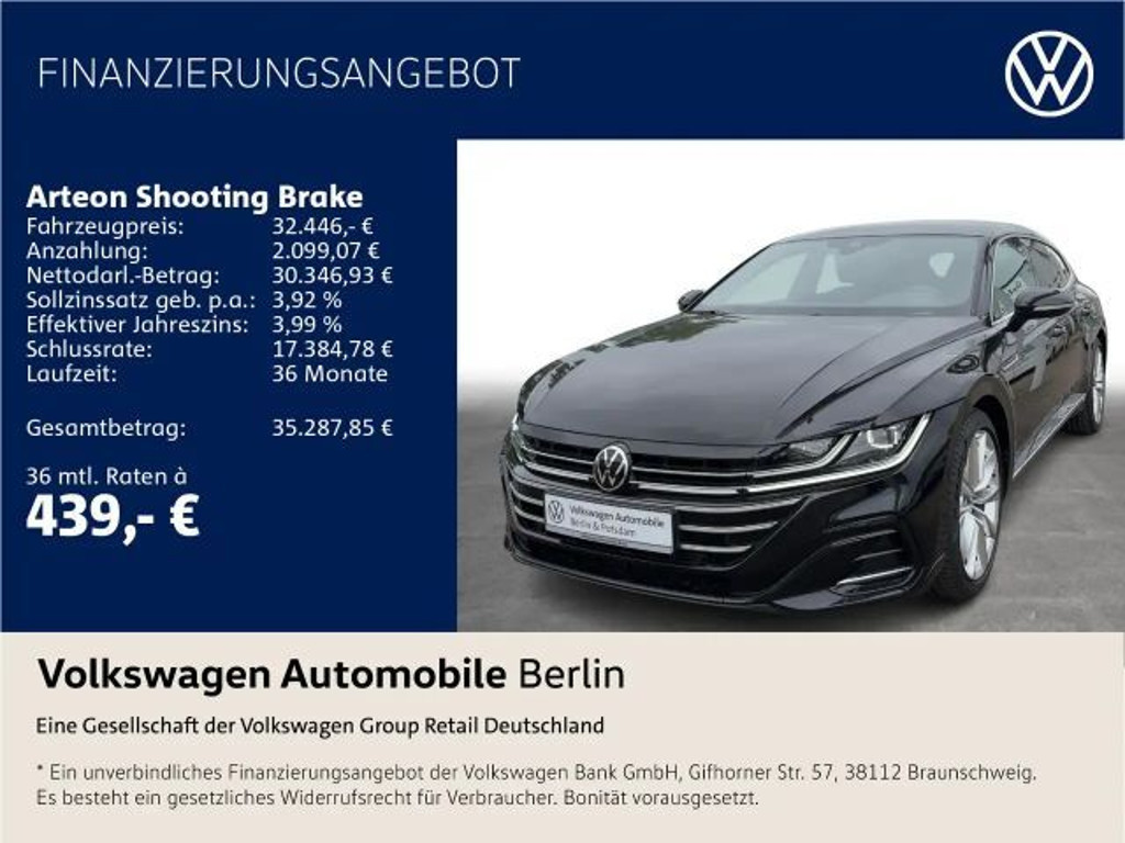Volkswagen Arteon DSG R-Line 2.0 TDI