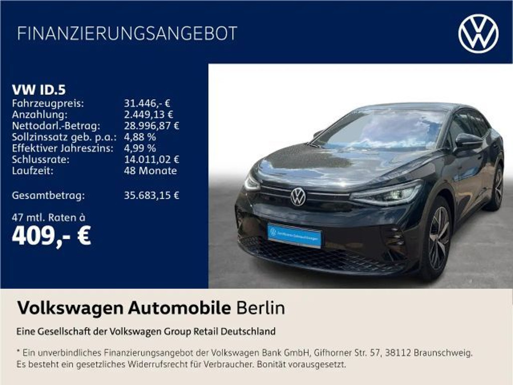 Volkswagen ID.5 77 KWh GTX
