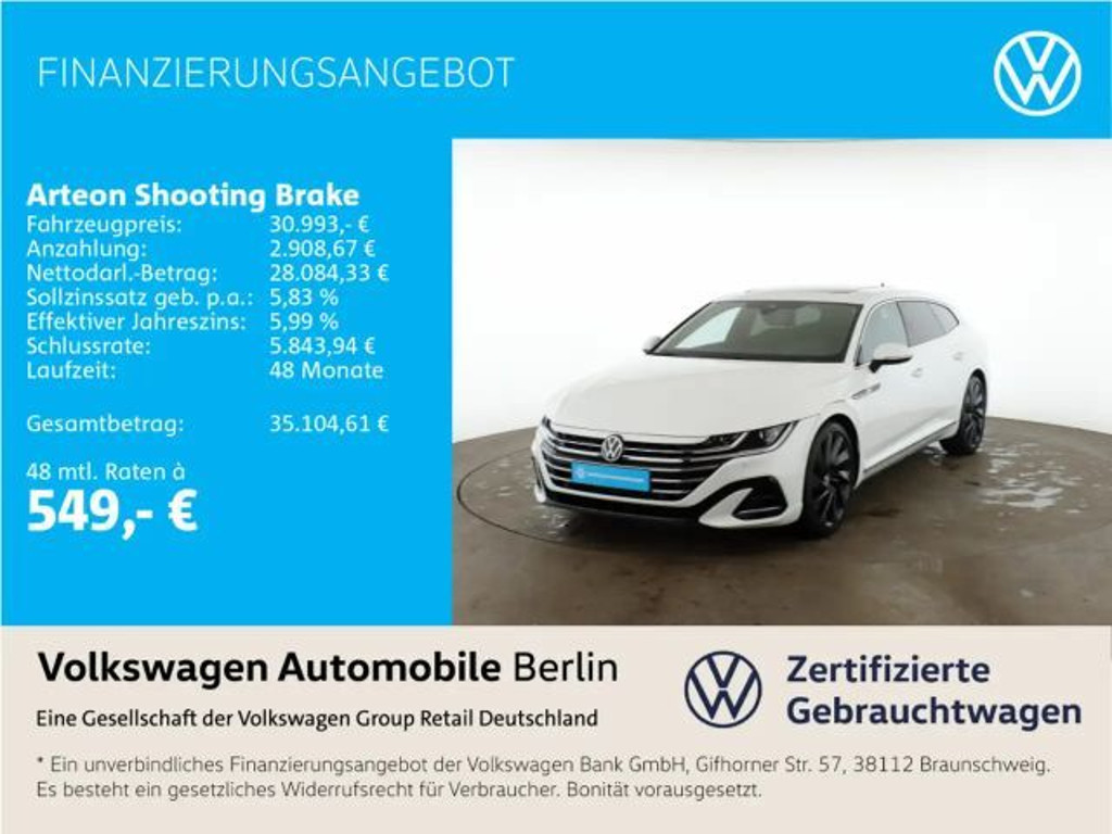 Volkswagen Arteon DSG R-Line 2.0 TDI