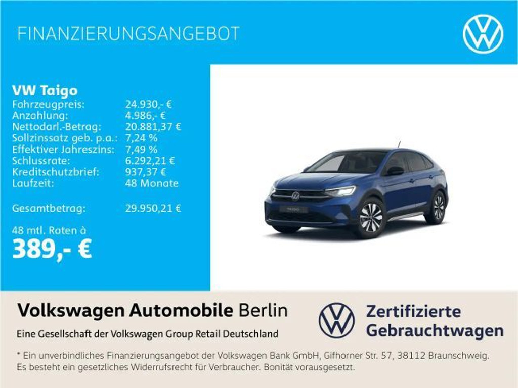Volkswagen Taigo DSG 1.0 TSI