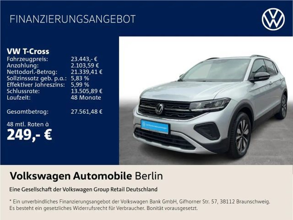 Volkswagen T-Cross DSG 1.0 TSI