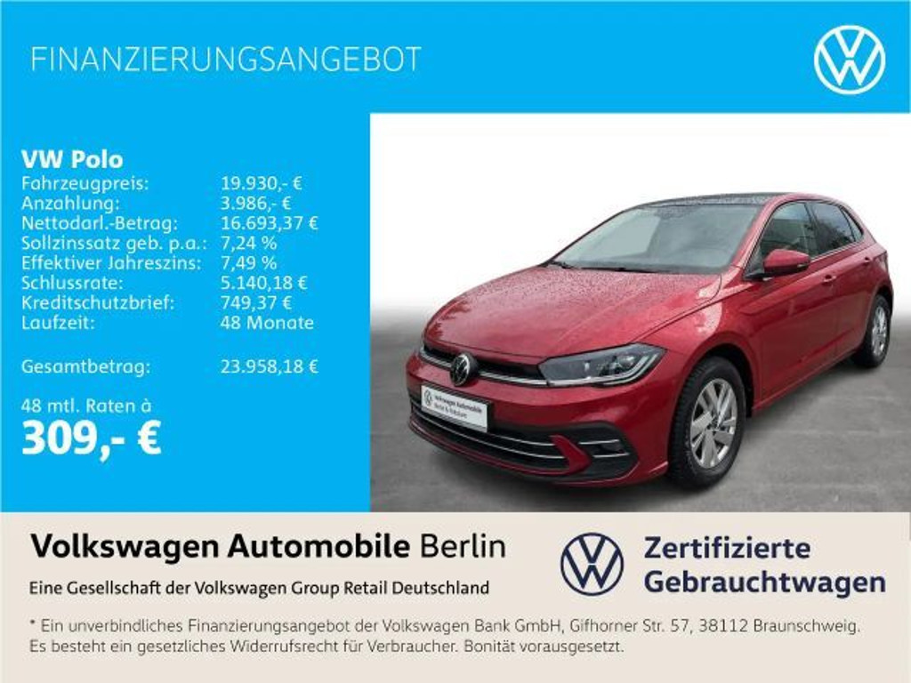 Volkswagen Polo DSG Style 1.0 TSI
