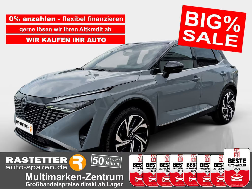 Nissan Qashqai teknaPlus Leder+Pano+20Z+BOSE+Matrix+Nav