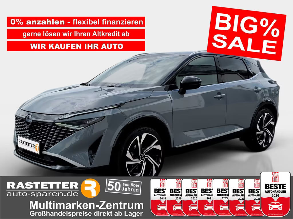 Nissan Qashqai teknaPlus Leder+Pano+20Z+BOSE+Matrix+Nav