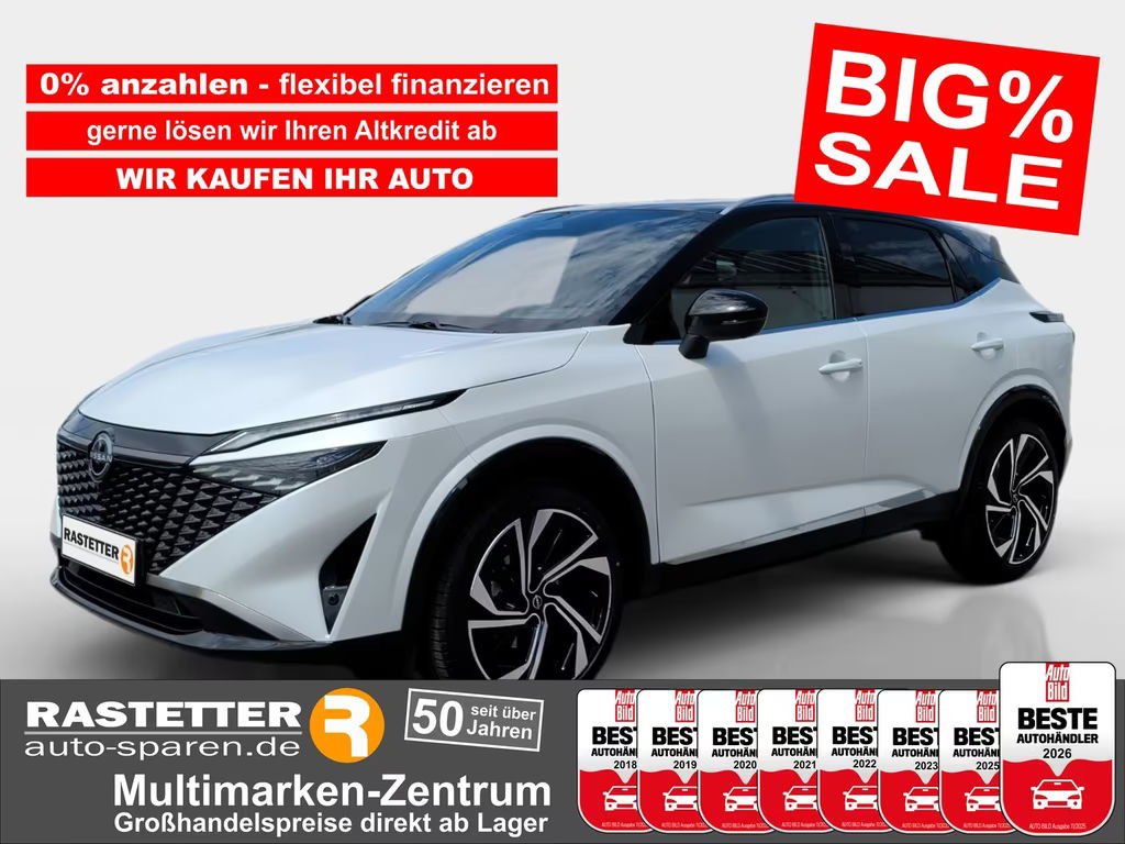 Nissan Qashqai teknaPlus Leder+Pano+20Z+BOSE+Matrix+Nav