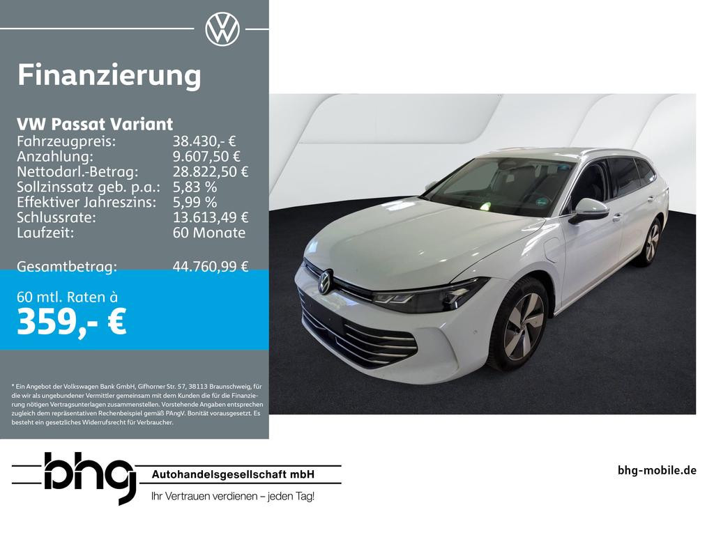 Volkswagen Passat Business DSG Variant eHybrid