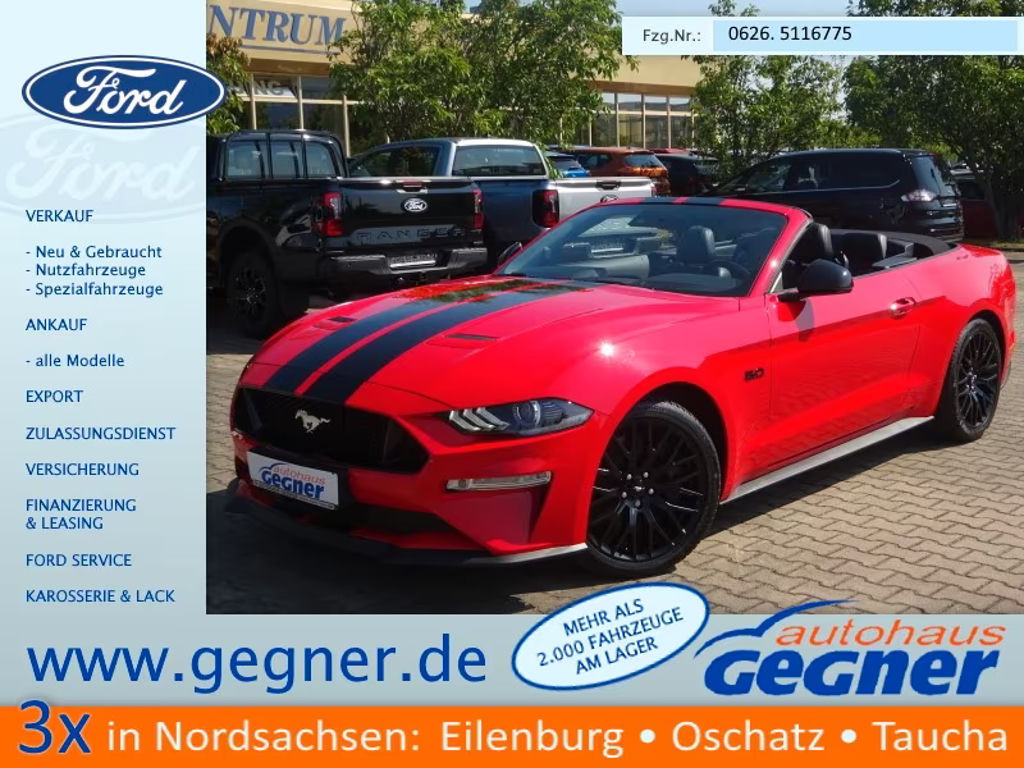 Ford Mustang Convertible GT 5.0 V8 Premium