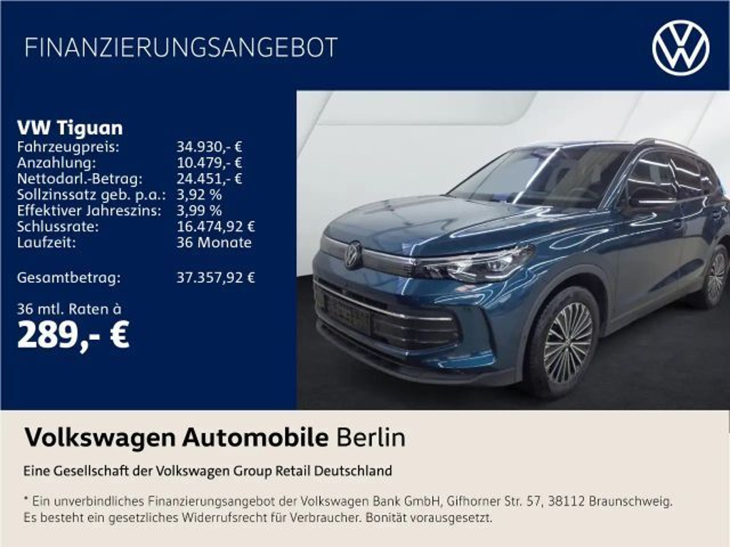 Volkswagen Tiguan 1.5 eTSI