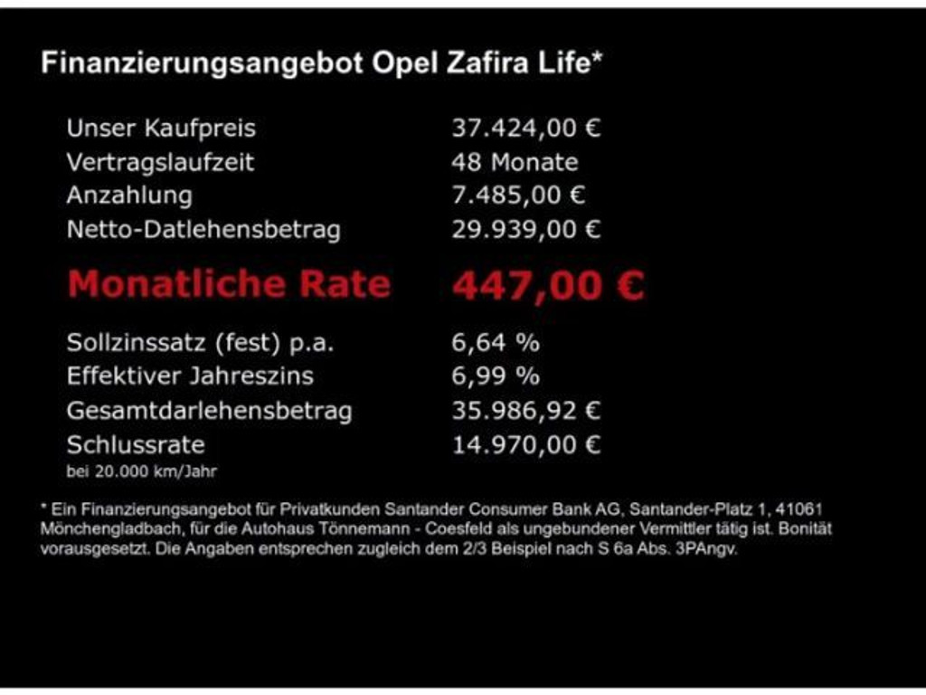 Opel Zafira Life