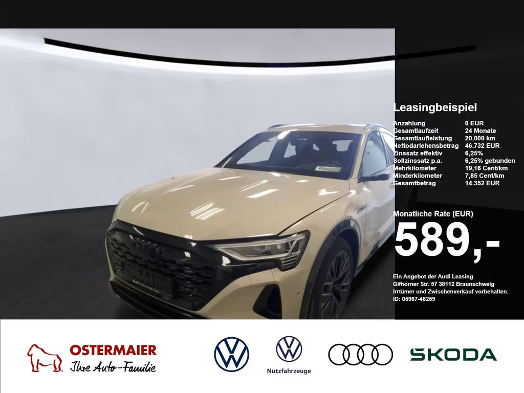 Audi Q8 e-tron Sportback 55