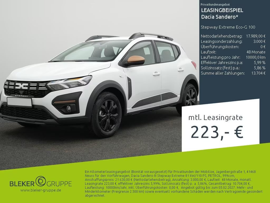 Dacia Sandero Stepway Extreme ECO-G