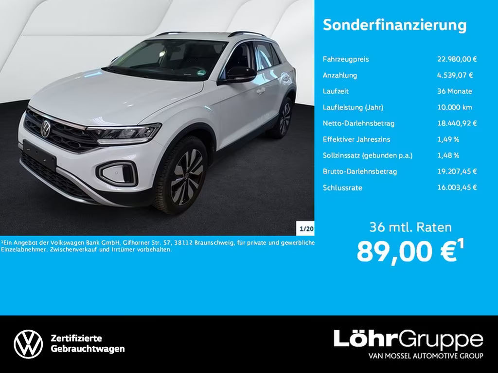 Volkswagen T-Roc 1.0 TSI